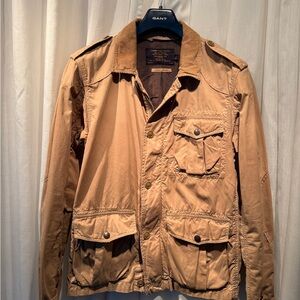 J. Crew Men's Tan Military Field Jacket